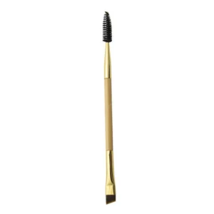 1pc Eyelash Eyebrow Brush Makeup Brush Wood Handle Double Head Brush Eye Lash Eye Brow Brush Cosmetic Makeup Tool