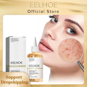 EELHOE The Glycolic Acid 7% Toning Solution 100ml Shrink Pores Repair Facial Oil Nourish Gentle Glycolic Acid Toner Face Essence